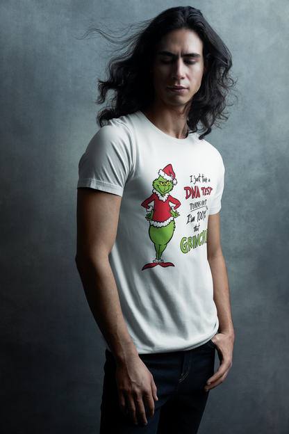 Grinch DNA Test Results  Unisex Jersey Short Sleeve Tee