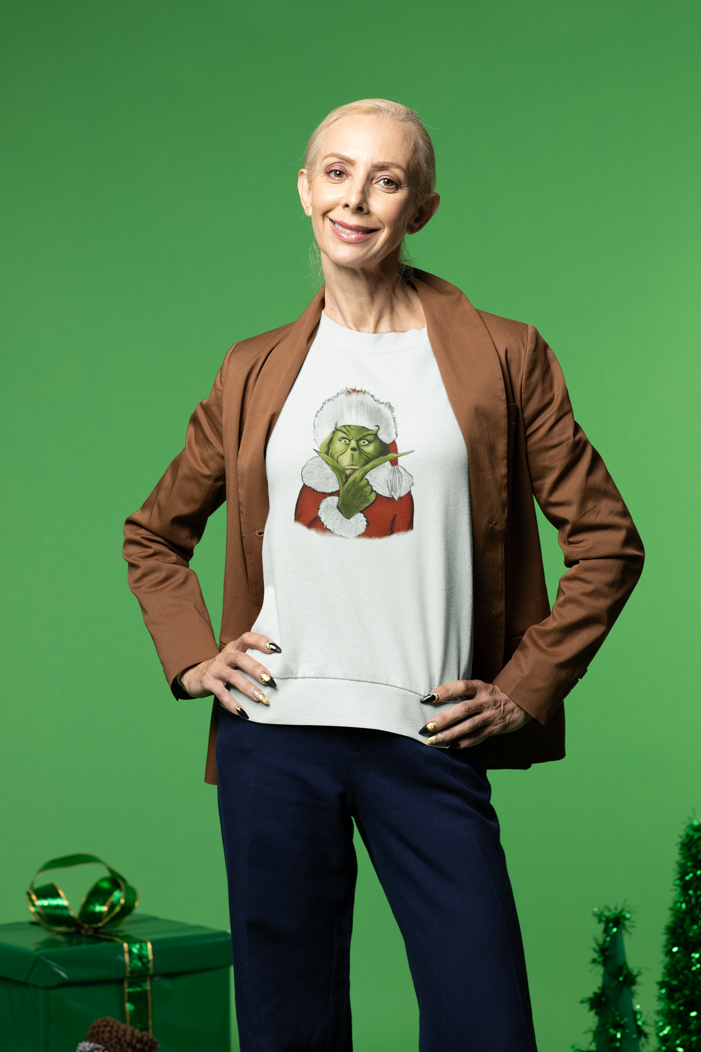 Resting Grinch Face    Unisex Heavy Blend™ Crewneck Sweatshirt